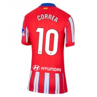 Atletico Madrid Angel Correa #10 Domáci Ženy futbalový dres 2024-25 Krátky Rukáv